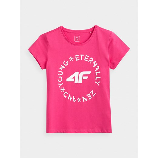 T-shirt dziewczęcy (122-164)  4F