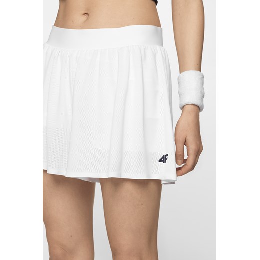 Spodenki damskie do tenisa SKDF402 - biały XL wyprzedaż 4F