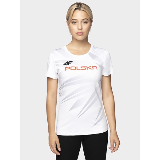 Koszulka funkcyjna damska TSDF991R - biały L,M,XL promocyjna cena 4F