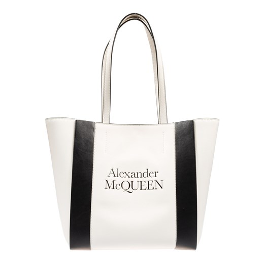 Shopper bag Alexander McQueen bez dodatków duża 