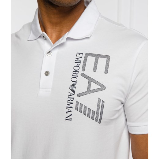 T-shirt męski Emporio Armani biały bawełniany 