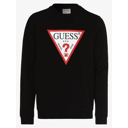GUESS - Męska bluza nierozpinana, czarny Guess XL vangraaf