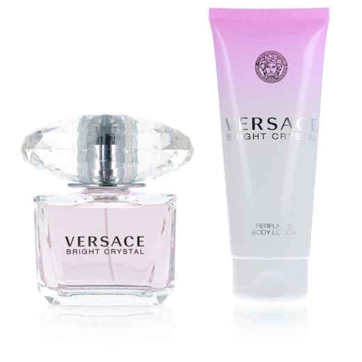 Versace, Bright Crystal, zestaw upominkowy, woda toaletowa, 90 ml + balsam do ciała, 100 ml Versace smyk okazja