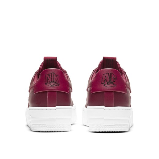 Buty sportowe damskie Nike air force na wiosnę sznurowane skórzane