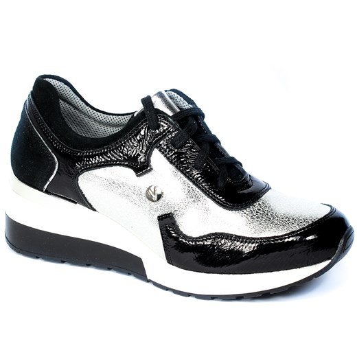 Buty sportowe damskie Rammit w stylu casual skórzane 