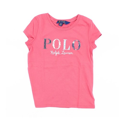 Bluzka dziewczęca Polo Ralph Lauren na lato bawełniana 