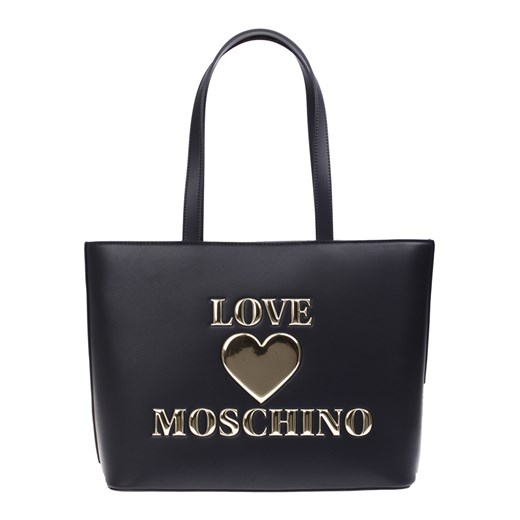Shopper bag Love Moschino elegancka duża skórzana 