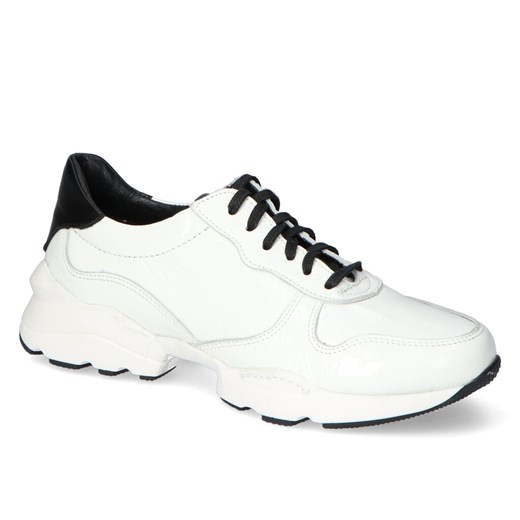 Sneakersy Karino 3154/187-1 Białe lakier ze sklepu Arturo-obuwie w kategorii Buty sportowe damskie - zdjęcie 108895062