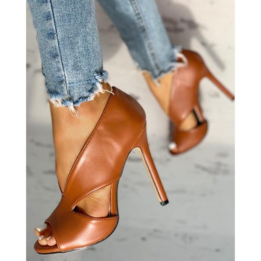 Sandały damskie Kendallme na szpilce z klamrą 
