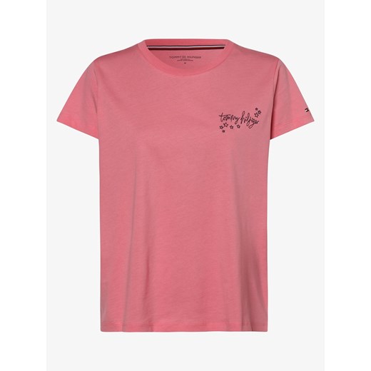 Tommy Hilfiger - T-shirt damski, różowy Tommy Hilfiger S vangraaf