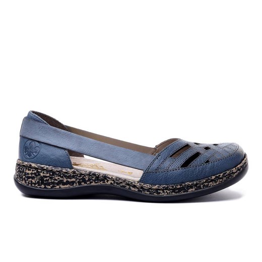 RIEKER 46358-12 blue, sandały damskie Rieker 41 e-kobi.pl