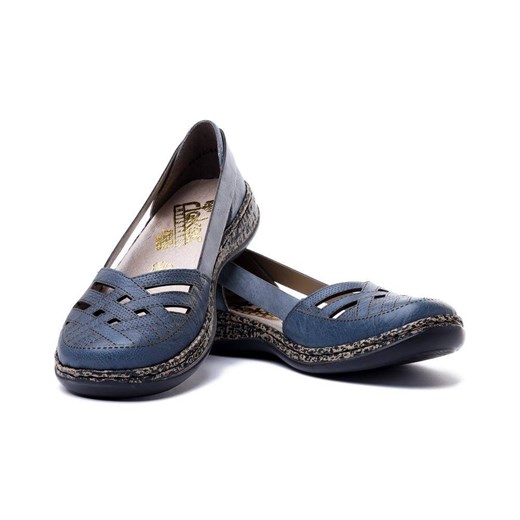 RIEKER 46358-12 blue, sandały damskie Rieker 41 e-kobi.pl