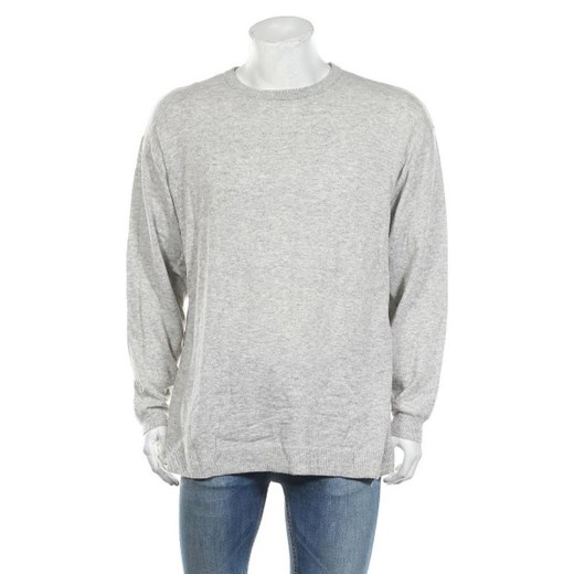 Sweter męski szary H&M bawełniany casualowy 