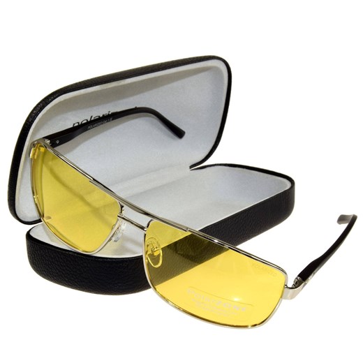 Okulary męskie do jazdy nocą Polaryzacja ze sklepu JK-Collection w kategorii Okulary męskie - zdjęcie 108974322