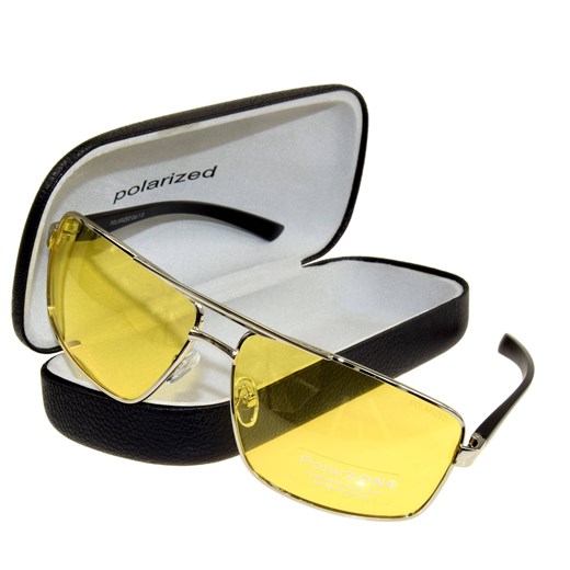 Okulary męskie do jazdy nocą Polaryzacja ze sklepu JK-Collection w kategorii Okulary męskie - zdjęcie 108974332