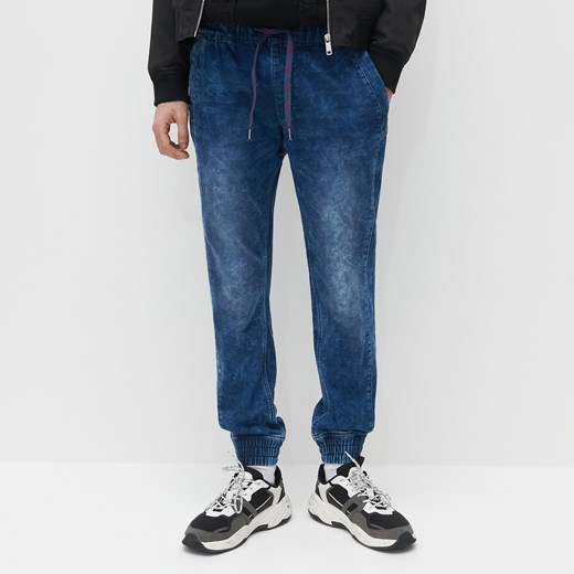 Reserved - Spodnie jeansowe jogger - Niebieski Reserved 33 okazyjna cena Reserved