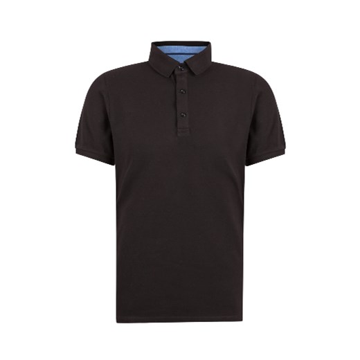 Koszulka Polo DI Selentino Slim Fit Black ze sklepu dewear.pl w kategorii T-shirty męskie - zdjęcie 108989923