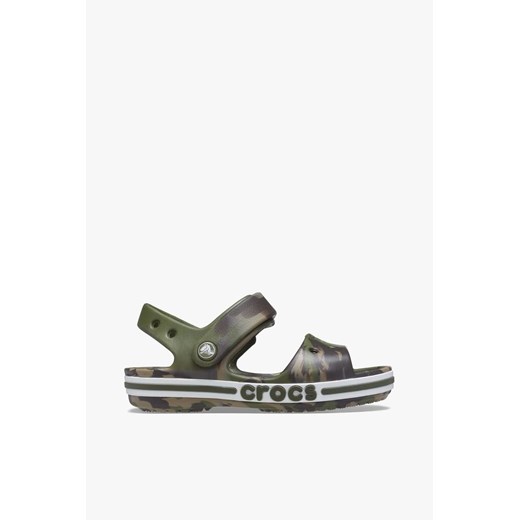 Sandały dziecięce Crocs we wzór moro z gumy