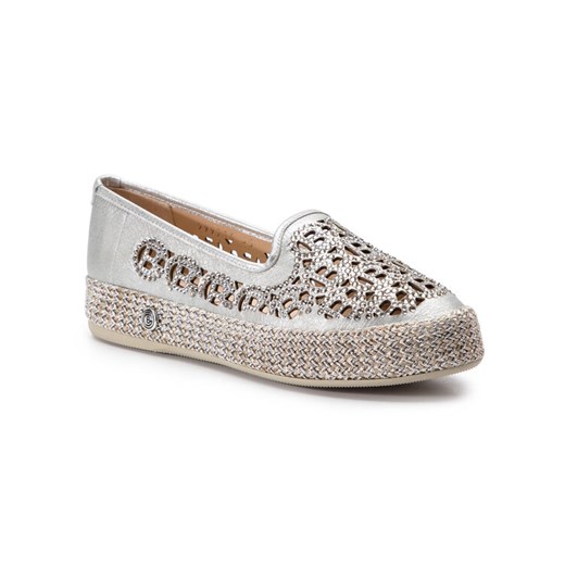 Baldinini Espadryle 999916XPOLV060606KXX Srebrny Baldinini 35 okazja MODIVO