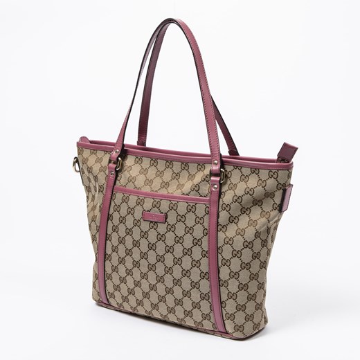 Shopper bag Gucci na ramię w stylu młodzieżowym 