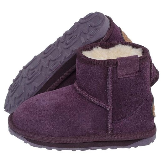 Buty EMU Australia Wallaby Mini Kids Purple (EM52-b) butsklep-pl szary emu