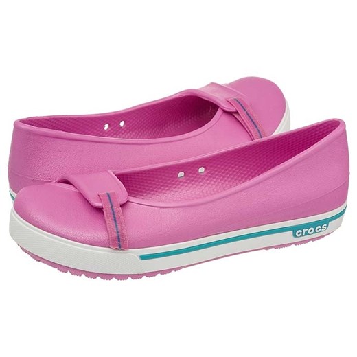 Buty Crocs Crocband 2.5 Flat Party Pink/Surf (CR36-f) butsklep-pl rozowy kolorowe