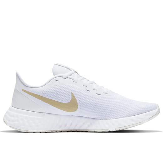 Białe buty sportowe damskie Nike revolution wiązane 