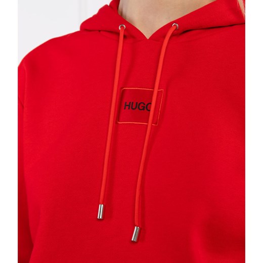 Bluza damska czerwona Hugo Boss casualowa 