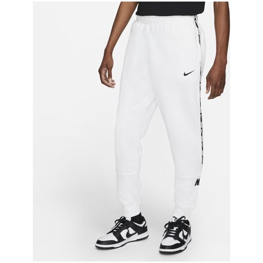 Spodnie męskie białe Nike z dresu 