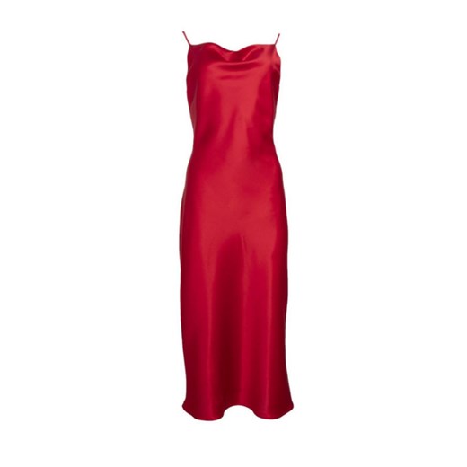 Jedwabna sukienka ADELE – czerwona So Fluffy L SOFLUFFY