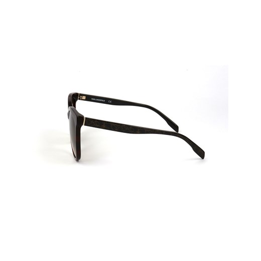 Damskie okulary przeciwsłoneczne w kolorze brązowo-oliwkowym Karl Lagerfeld 56 Limango Polska