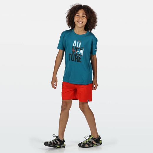T-shirt chłopięce Regatta z nadrukami z krótkimi rękawami 