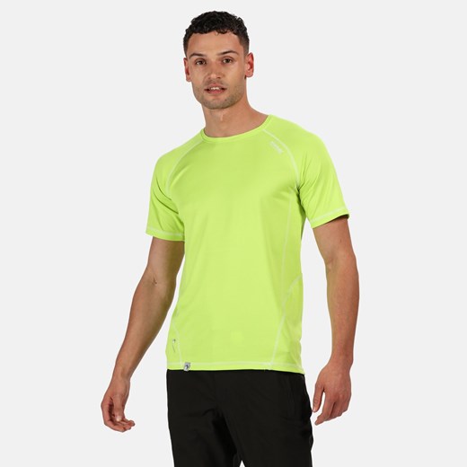 T-shirt męski Regatta zielony z krótkim rękawem 