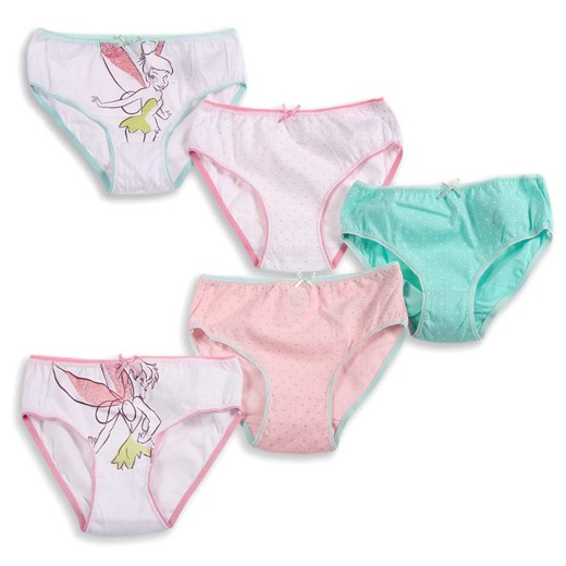 Cool Club, Majtki dziewczęce 5-pack, Wróżki Disneya, rozmiar 110/116 - Darmowa dostawa do ponad 190 salonów empik! smyk-com rozowy Disney