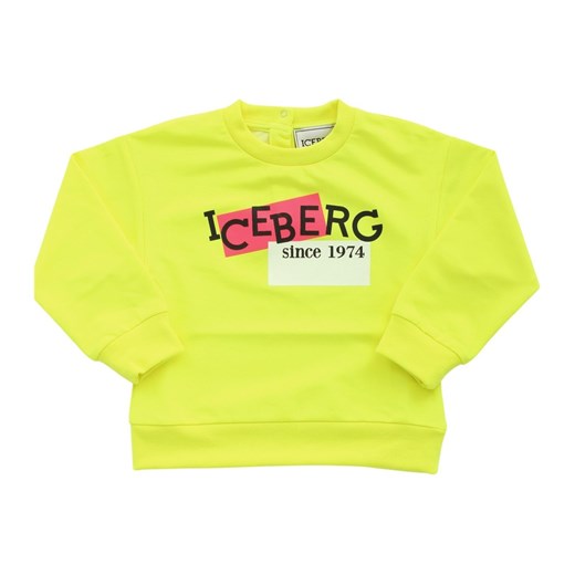 Bluza dziewczęca żółta Iceberg bawełniana 