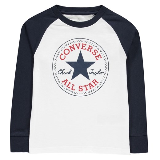 Converse Chuck Long Sleeve T-Shirt Boys Converse 5-6 Y Factcool