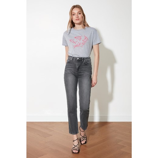 Trendyol Anthracite High Waist Bootcut Jeans Trendyol 36 Factcool