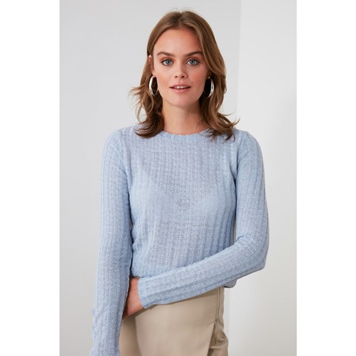 Trendyol Blue Knitted Knitwear Sweater Trendyol XS Factcool