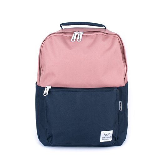 Art Of Polo Unisex's Backpack tr19427 Navy Blue/Pink Suitable for A4 size Factcool