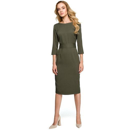Stylove Woman's Dress S119 Khaki Stylove S Factcool