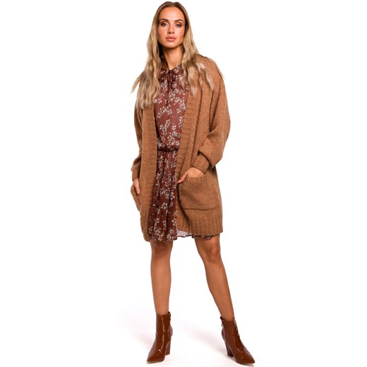 Made Of Emotion Woman's Cardigan M467 Camel L Factcool