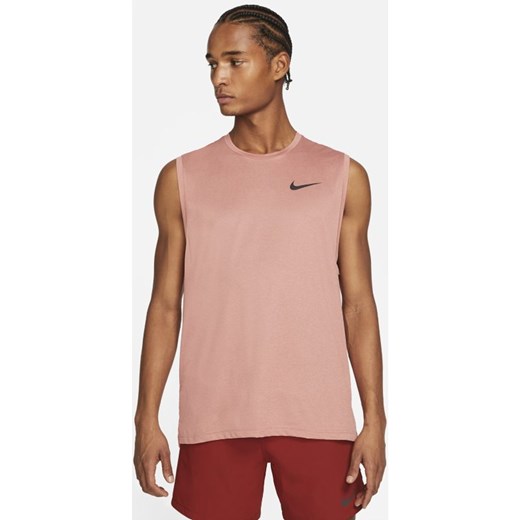 Męska koszulka bez rękawów Nike Pro Dri-FIT - Czerwony Nike 3XL Tall Nike poland