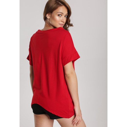 Czerwona Bluzka Rhenephine Renee XL wyprzedaż Renee odzież