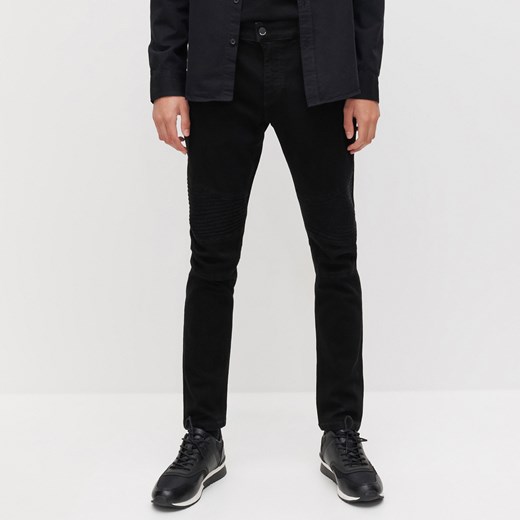 Reserved - Spodnie jeansowe skinny - Czarny Reserved 29 wyprzedaż Reserved