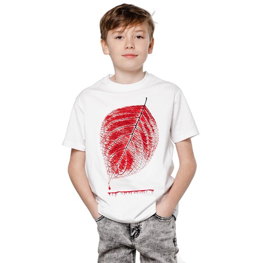 T-shirt dziecięcy UNDERWORLD Leaf ze sklepu morillo w kategorii T-shirty chłopięce - zdjęcie 109286134