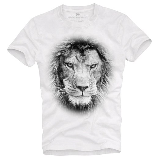 T-shirt męski UNDERWORLD Lion ze sklepu morillo w kategorii T-shirty męskie - zdjęcie 109286183