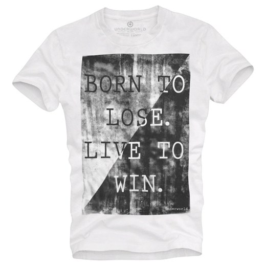 T-shirt męski UNDERWORLD Born to lose live to win ze sklepu morillo w kategorii T-shirty męskie - zdjęcie 109286481