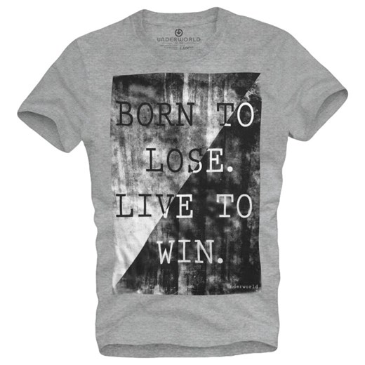 T-shirt męski UNDERWORLD Born to lose live to win ze sklepu morillo w kategorii T-shirty męskie - zdjęcie 109286612