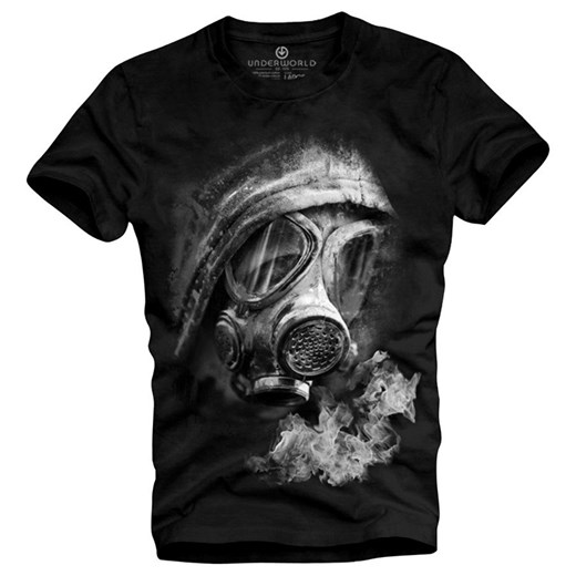 T-shirt UNDERWORLD Organic Cotton Gas mask Underworld L morillo wyprzedaż