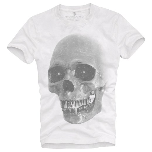 T-shirt UNDERWORLD Organic Cotton Skull Underworld L wyprzedaż morillo